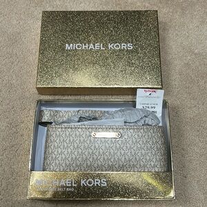 Michael Kors Metallic Gold Mini Crossbody Belt Bag